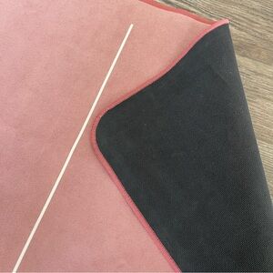 Sacred Travel & Hot Yoga Mat Dusty Rose Vegan Suede